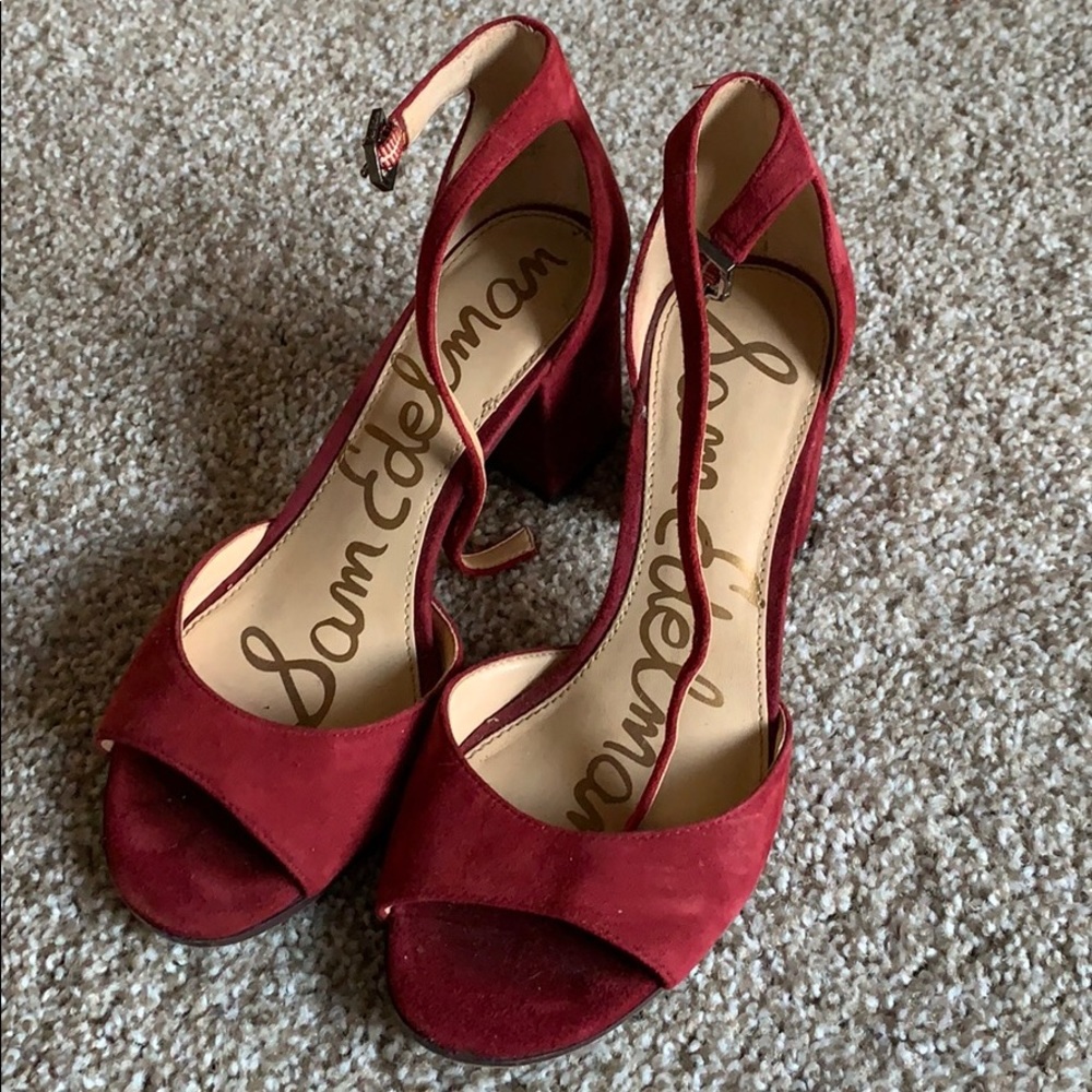 Sam Edelman red heels